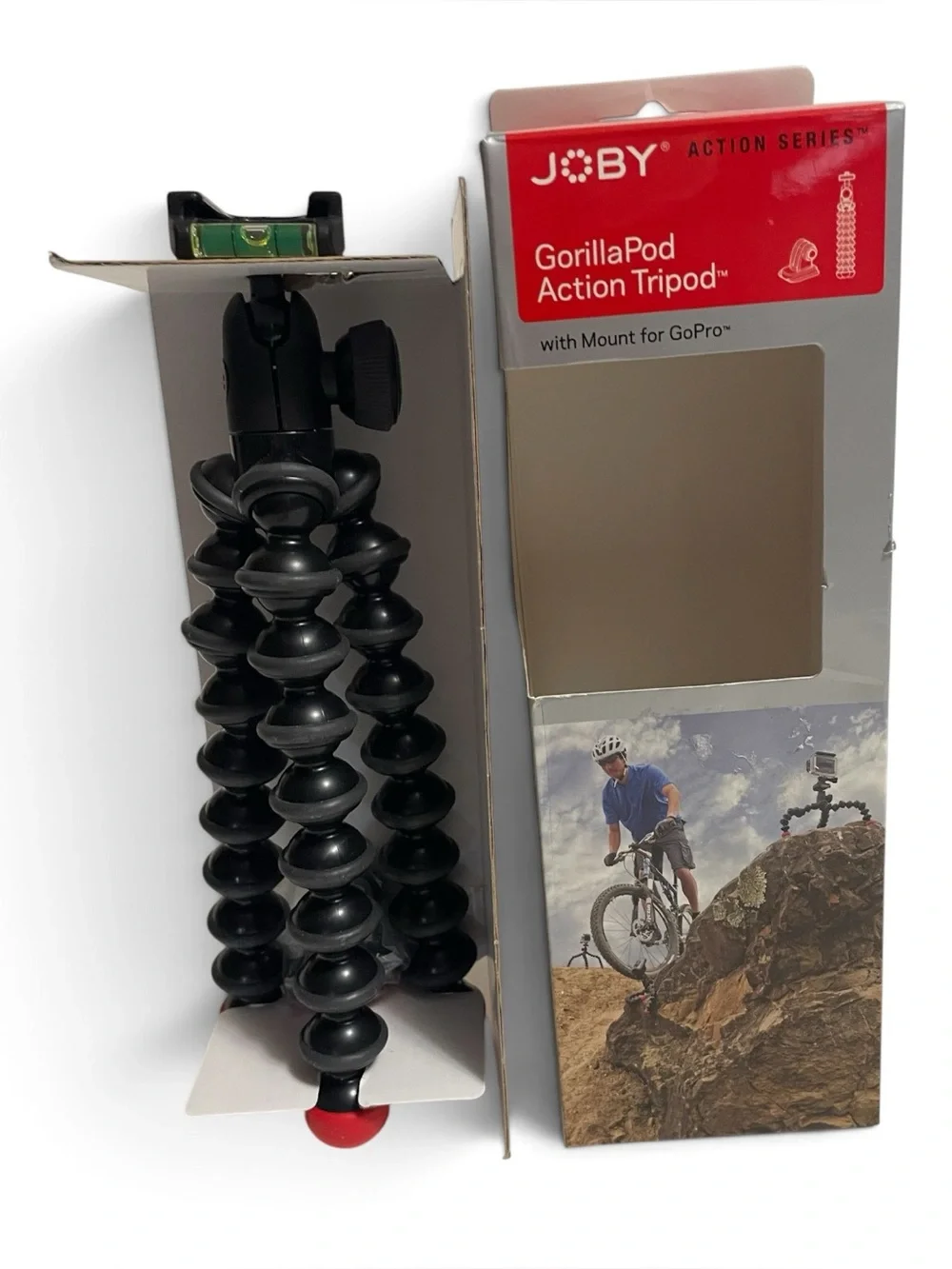 Joby GorillaPod Action Tripod with GoPro Mount - Black & Red Accent